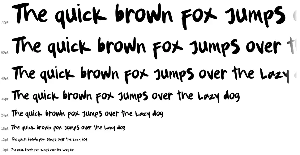 Stickidsfont waterfall