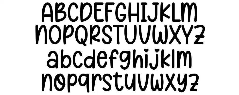 Sticky Honeyfont specimens
