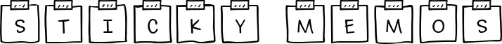 Sticky Memos