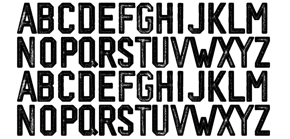 Stone College 1936font specimens