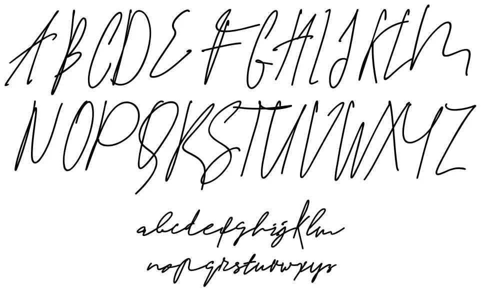 Straklefont specimens