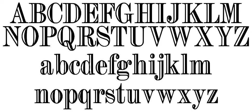 Style 1,537font specimens