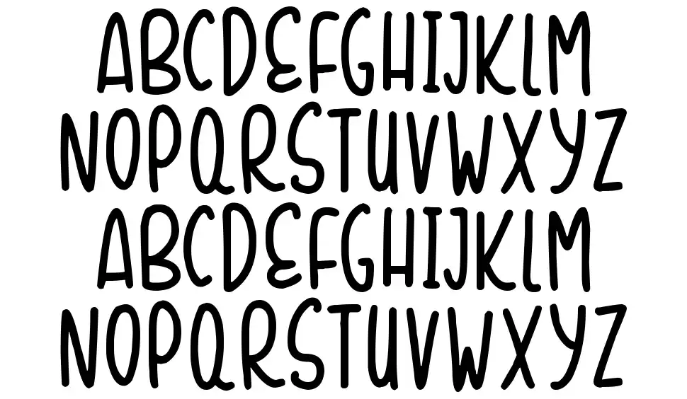 Sunshine Smilesfont specimens