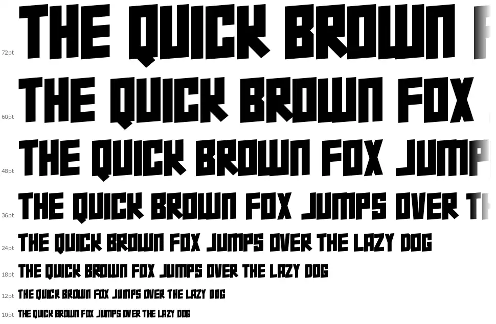 Super Squadfont waterfall