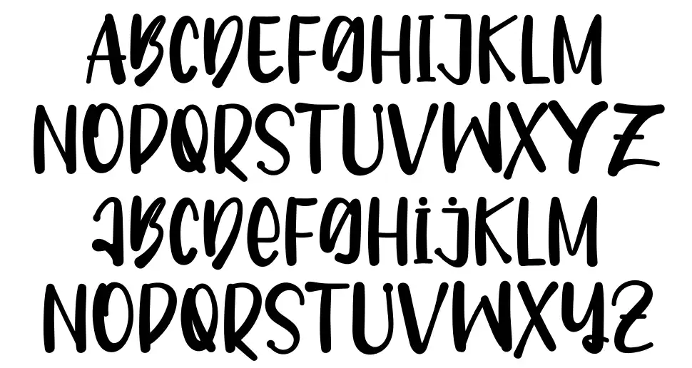 Sweet Babiesfont specimens
