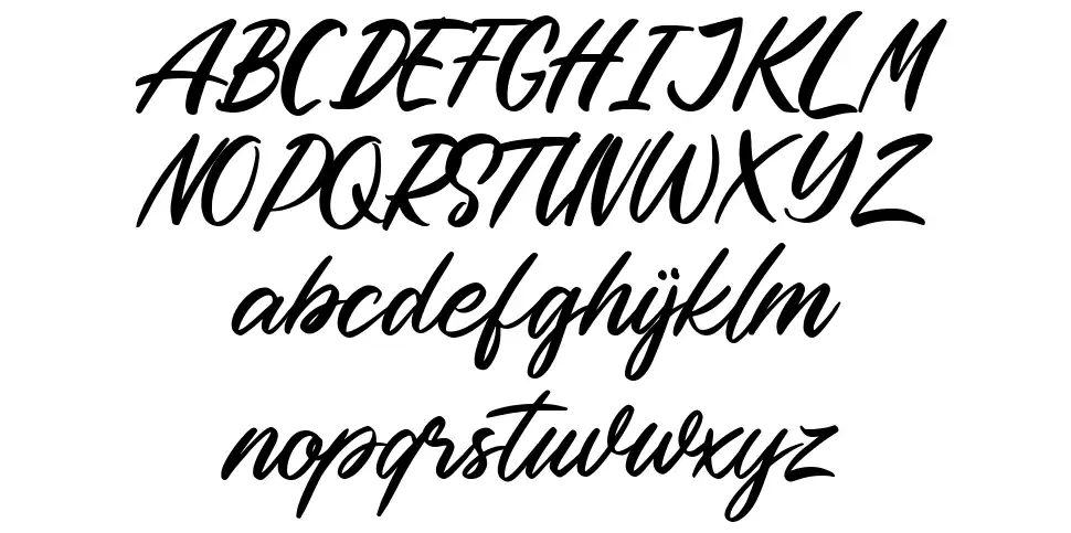 Symphonyfont specimens