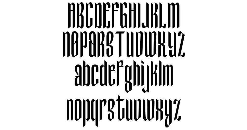Tall Grassfont specimens