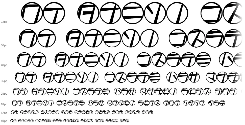 Tamio QN6font waterfall