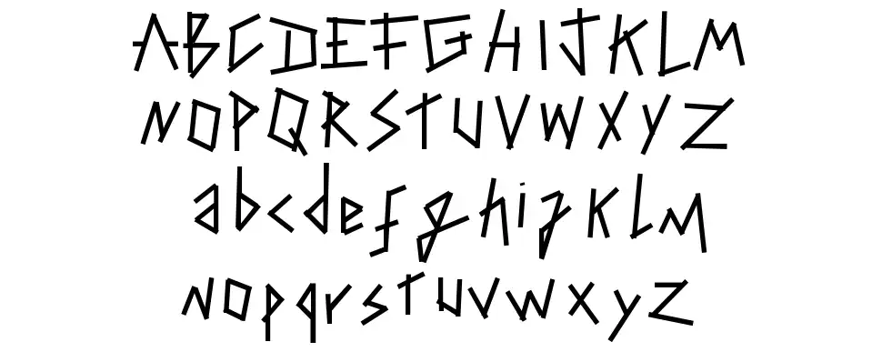 Taping Your Handfont specimens