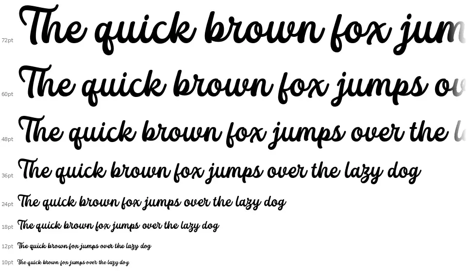 Thank You So Muchfont waterfall