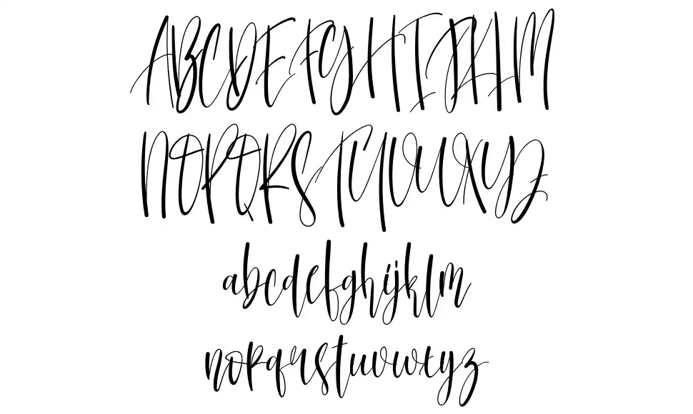 Thanksgivingfont specimens