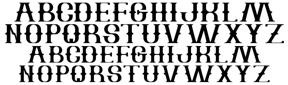 The Bartenderfont specimens