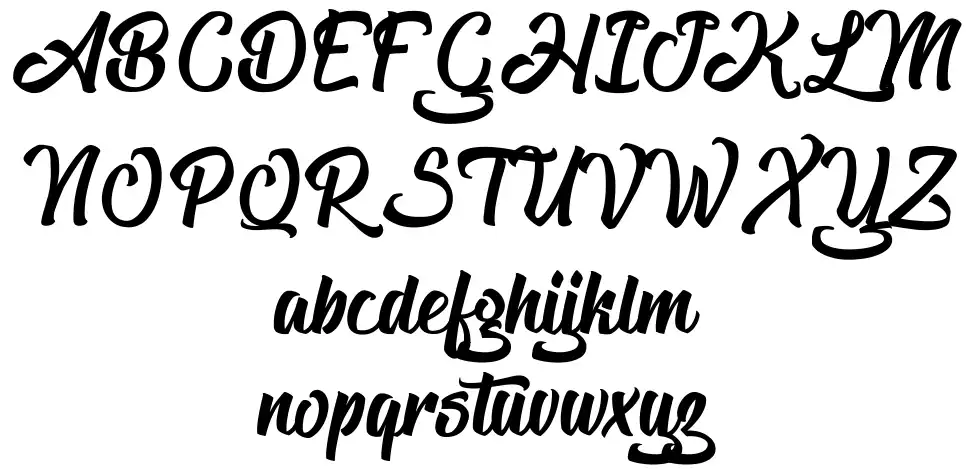 The Blacklistfont specimens