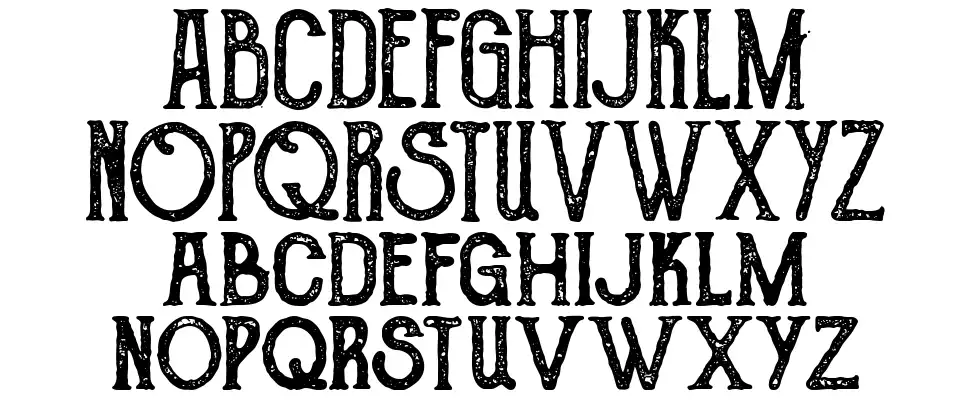 The Goldsmith Vintagefont specimens