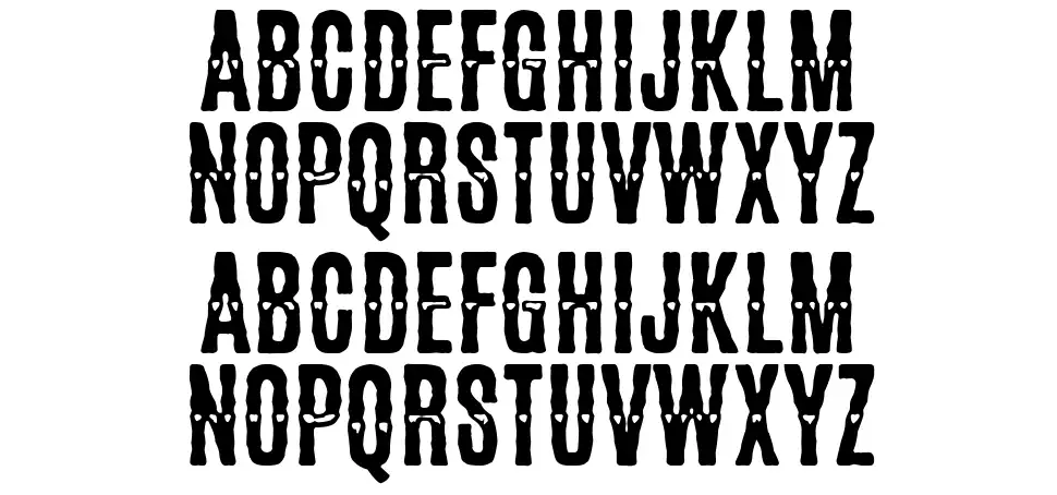 The Imperialfont specimens