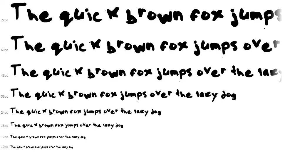 The Kool Fontfont waterfall