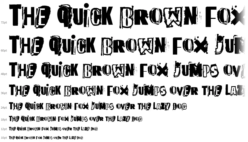 The quick monkeyfont waterfall