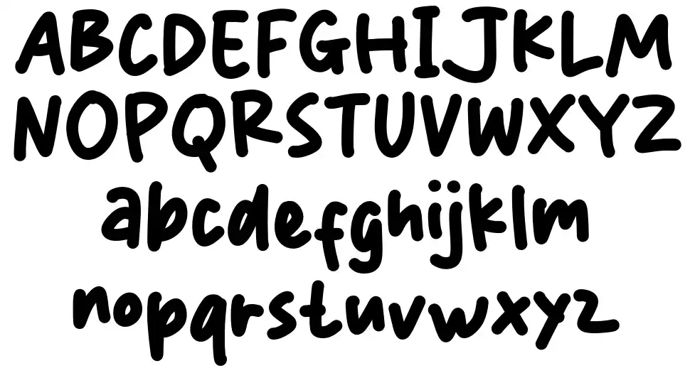 The Socialityfont specimens