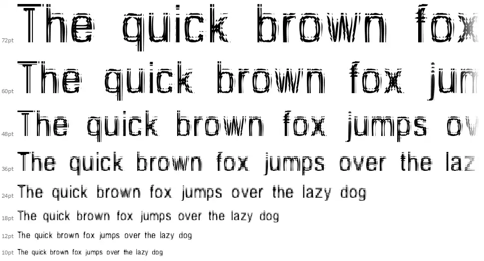 Too Damn Drunkfont waterfall