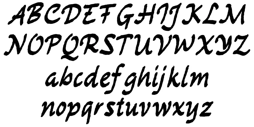 Tulisianfont specimens