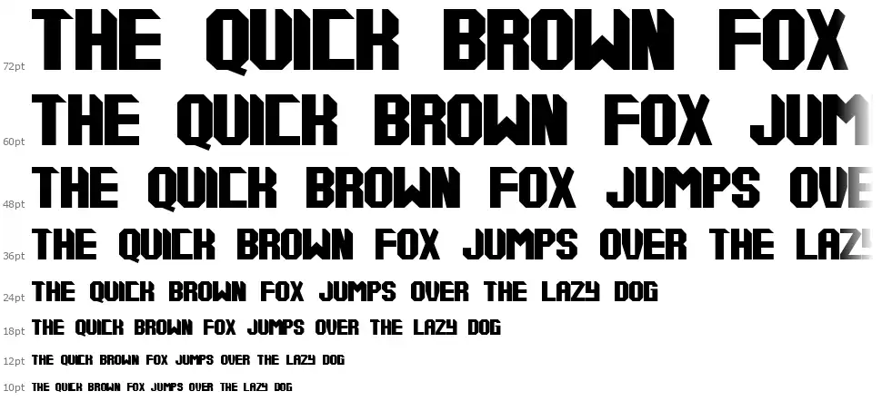 Tups 000font waterfall