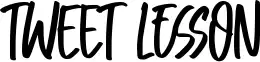 Tweet Lesson