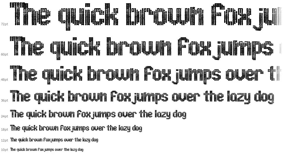 Uglyfont waterfall