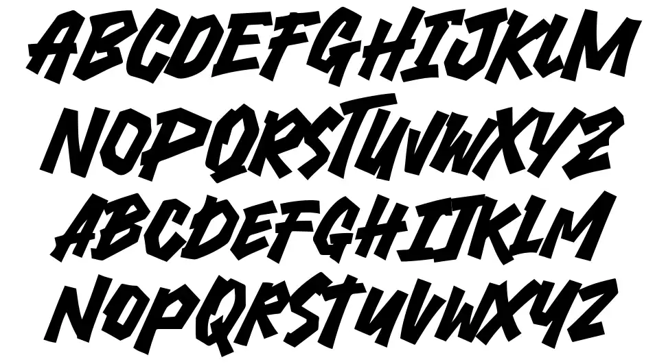 Under Subwayfont specimens
