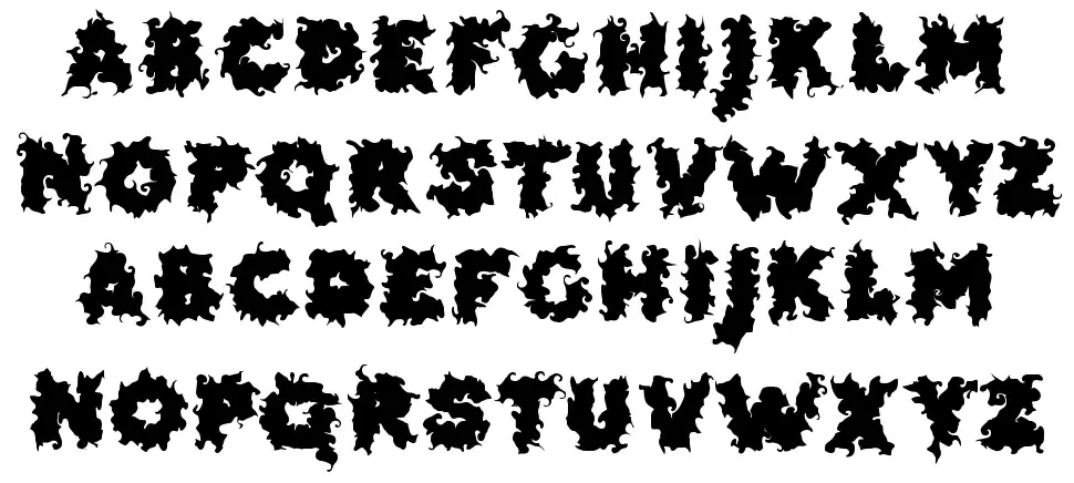 Unique Childfont specimens