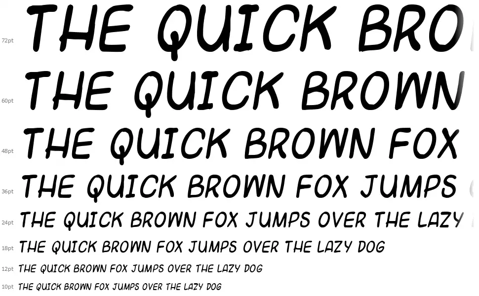 Universal Fruitcakefont waterfall
