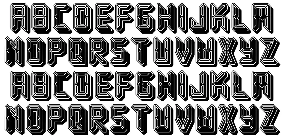 Universal Serial Busfont specimens