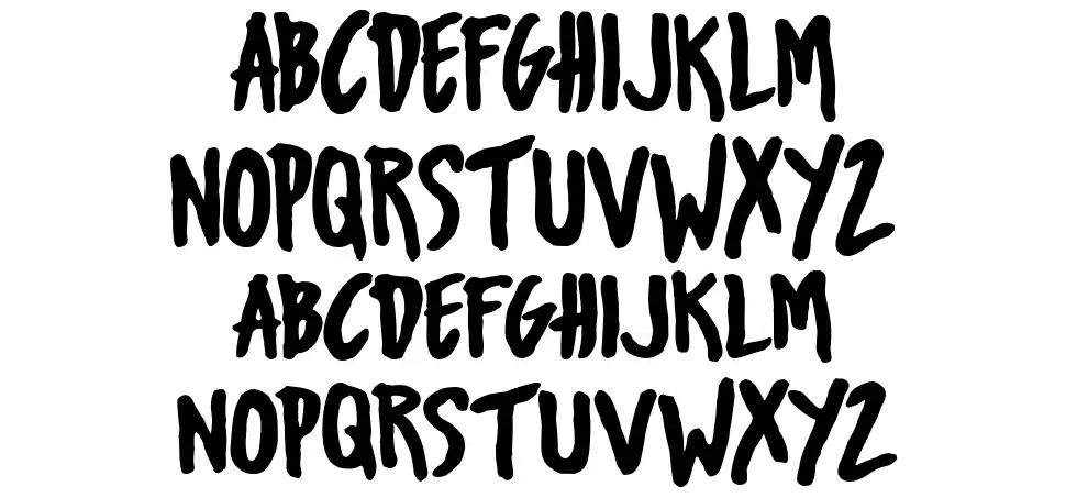 Urban Oil Typefacefont specimens