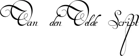 Van den Velde Script