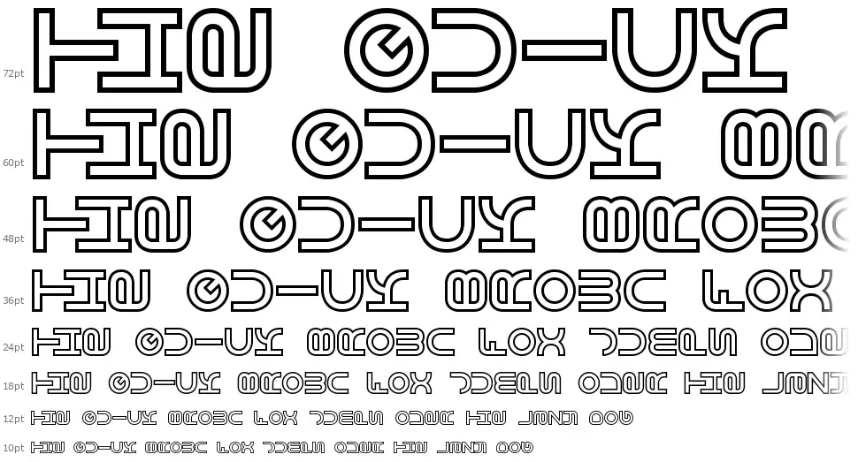 Vertigofont waterfall