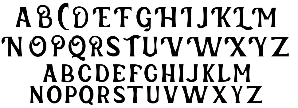 Verveda 01font specimens