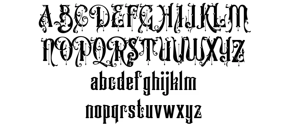 Victorian Supremacyfont specimens