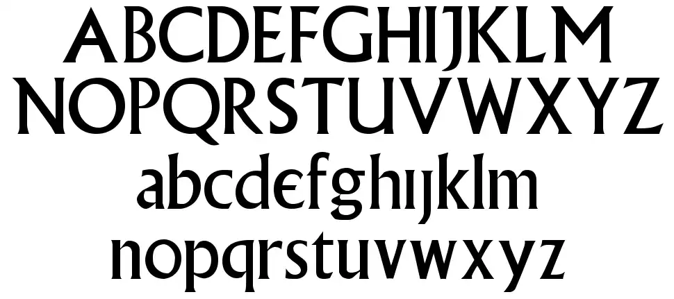 Villagefont specimens