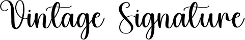 Vintage Signature