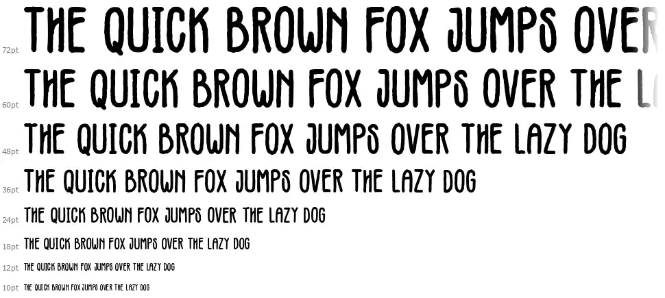 Vintagesfont waterfall