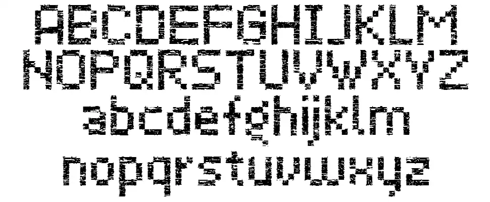 Virus 43font specimens