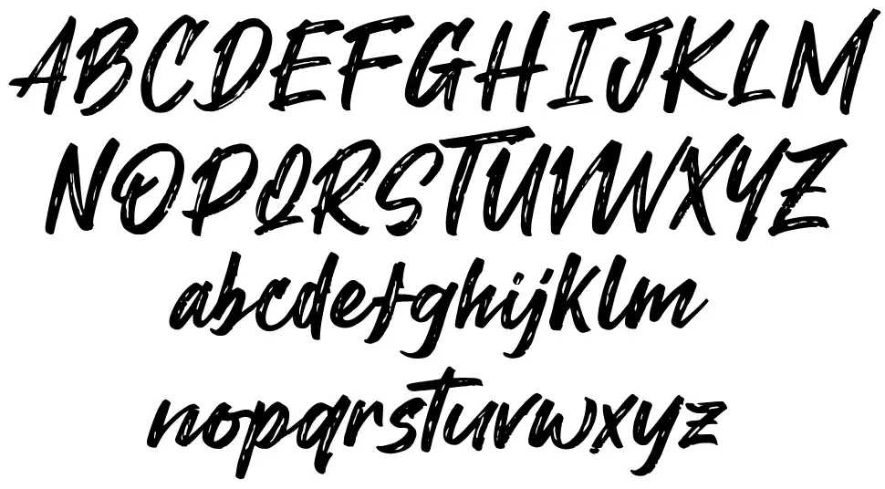 Vontjackfont specimens