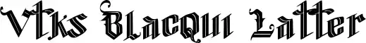 Vtks Blacqui Latter