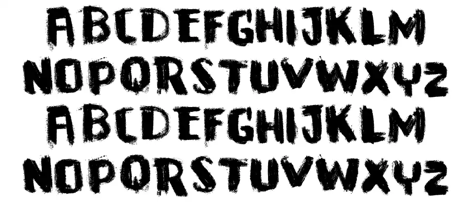 VTKS Downtownfont specimens