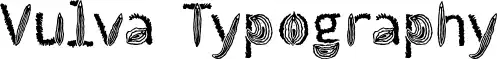 Vulva Typography