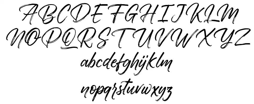 Walking Dreamfont specimens