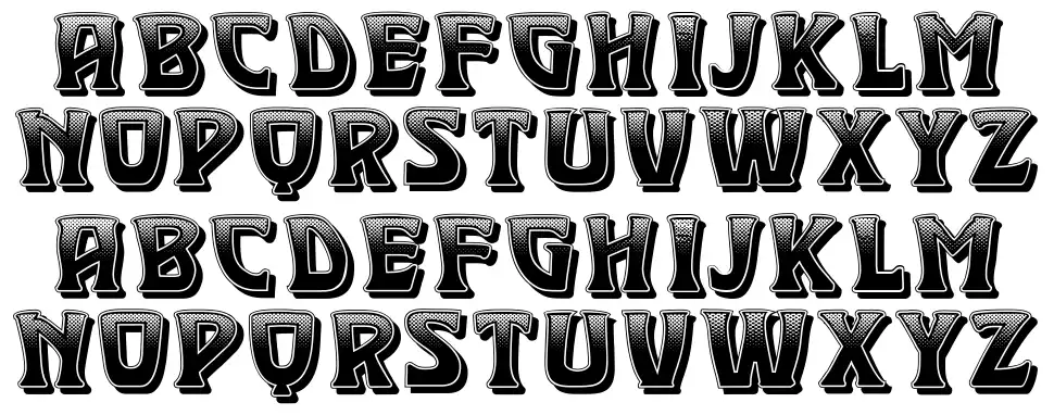 Wasterfont specimens