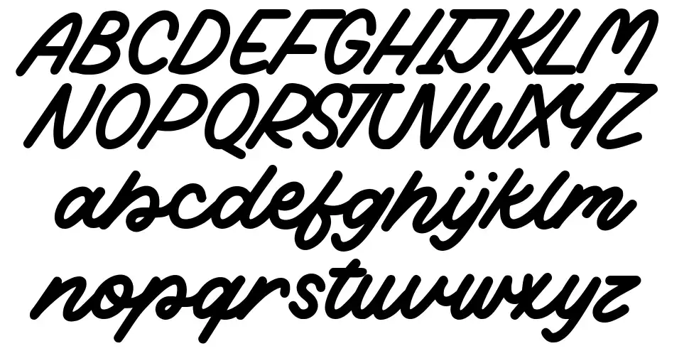 White Wonderfont specimens