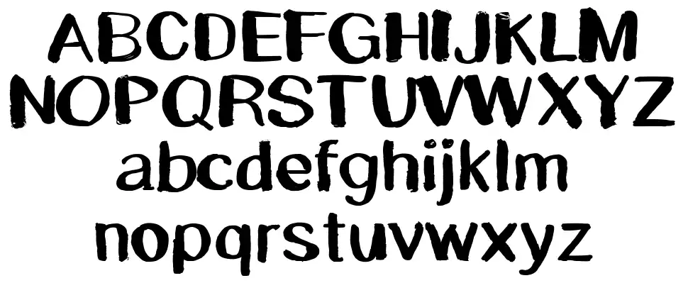 Whitewasherfont specimens