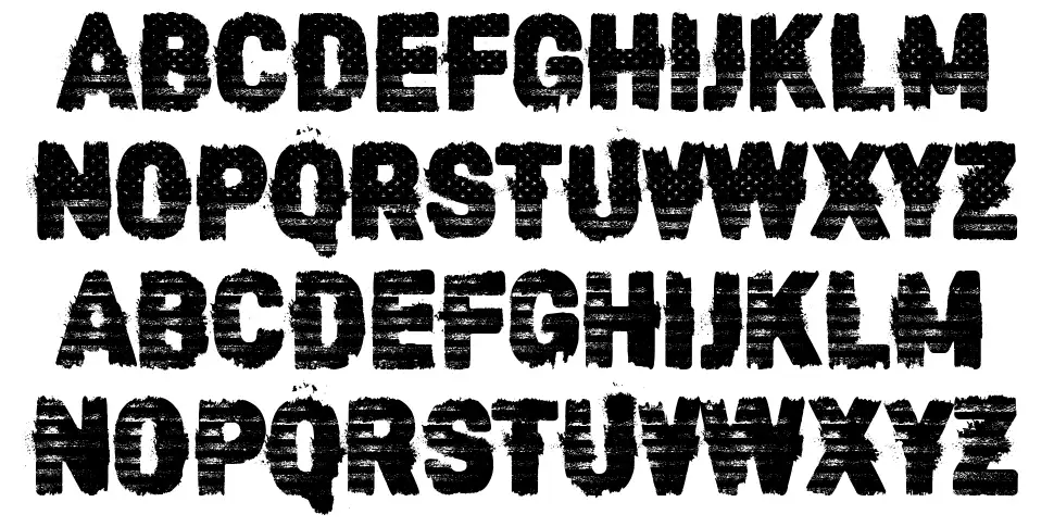 Winter Revolutionfont specimens