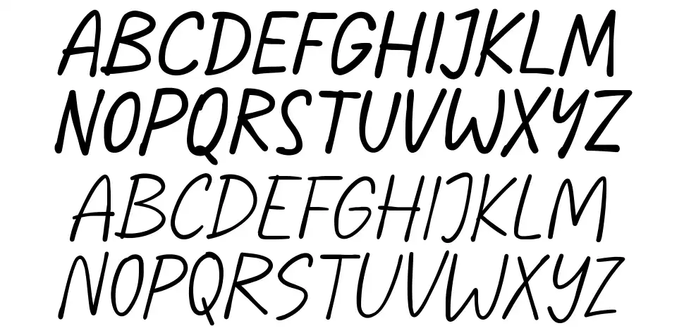 Wishfulfont specimens